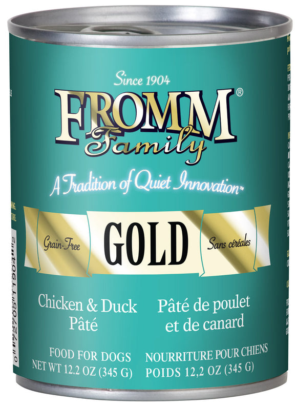 Fromm Gold Chicken & Duck Pâté Dog Food (12.2 oz)
