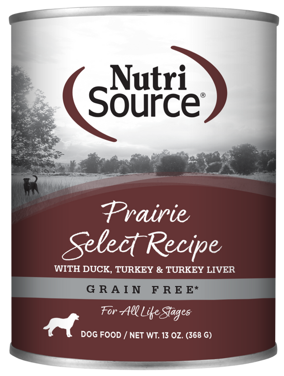 NutriSource® Grain Free Prairie Select Wet Dog Food