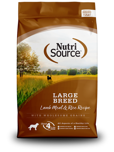 NutriSource® Large Breed Lamb Meal & Rice Recipe Dog Food