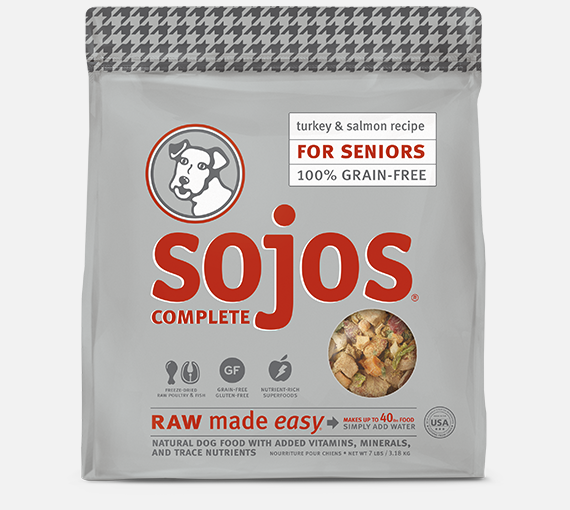 Sojos Complete Senior Food Turkey & Salmon Recipe Dog Food (7 lb)