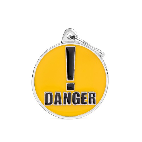 MyFamily Charms Big Danger ID Tag