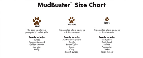 Dexas MudBuster® Portable Dog Paw Washer/Paw Cleaner