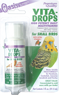 Oasis Vita Drops® for Small Birds (2 oz)