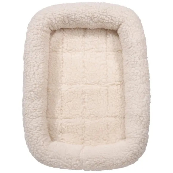 Slumber Pet Sherpa Crate Bed