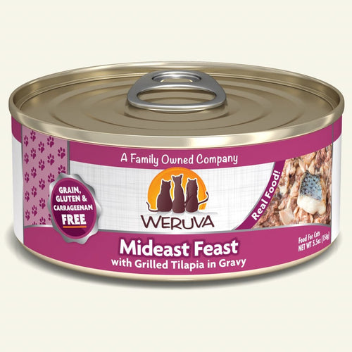 Weruva Mideast Feast With Grilled Tilapia Canned Cat Food (5.5-oz, single can)