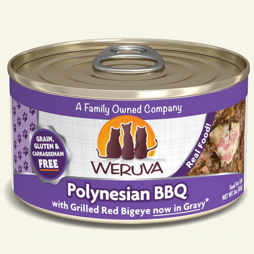 Weruva Polynesian BBQ With Grilled Red Big Eye Canned Cat Food (5.5-oz, Single Can)