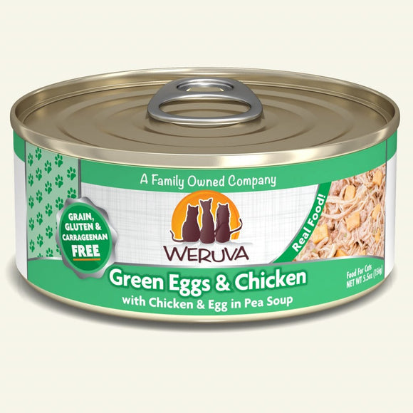 Weruva Green Eggs And Chicken Formula Canned Cat Food (5.5-oz, Single Can)