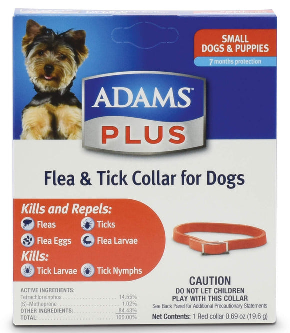 Adams Plus Flea & Tick Collar for Dogs (Small)