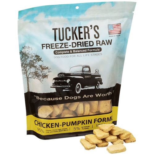 Tucker's Freeze-Dried Raw Chicken-Pumpkin Dog Food (14 oz)
