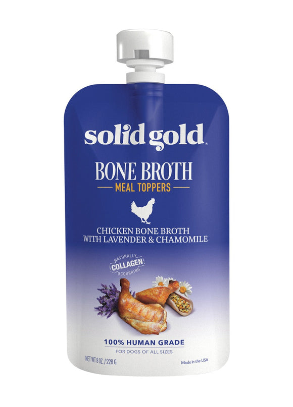Solid Gold Chicken Bone Broth With Lavender & Chamomile (8 Oz.)