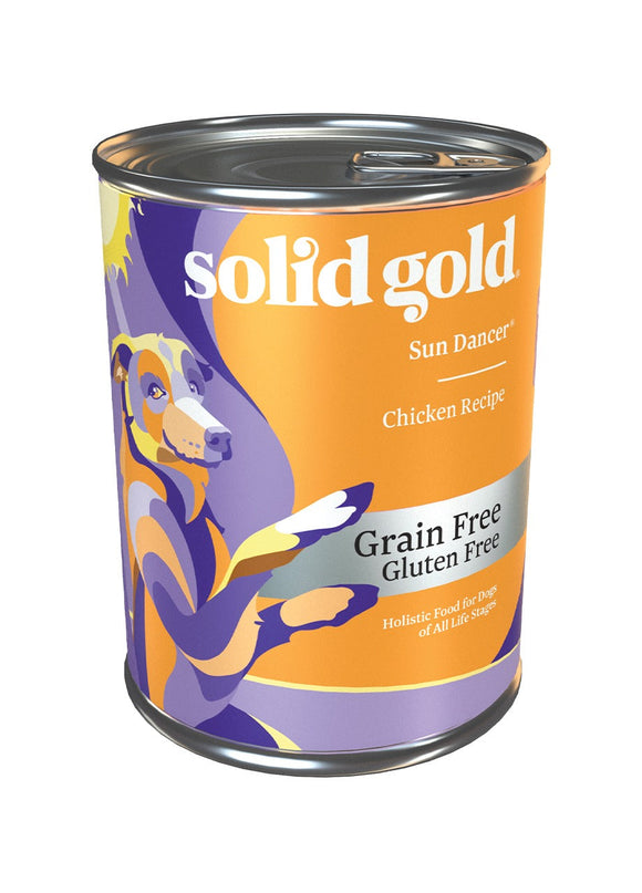 Solid Gold Sun Dancer™ With Chicken Recipe Dog Food (13-oz can 12 count)