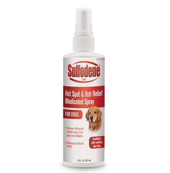 Hot Spot & Itch Relief Medicated Spray for Dogs (8 Oz.)