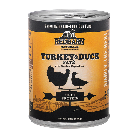 Redbarn Duck & Turkey Recipe Paté For High Protein (13 oz)
