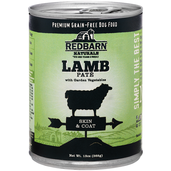 Redbarn Lamb Recipe Paté For Skin & Coat (13 oz)
