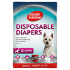 Simple Solution Disposable Female Dog Diapers (Small)