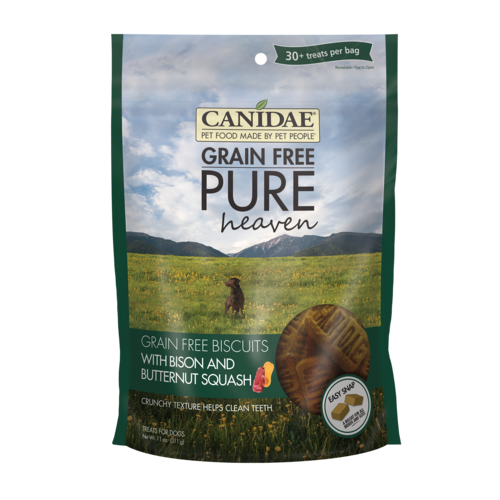 Canidae PURE Grain Free Dog Treats, Bison and Butternut Squash (11-oz)