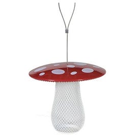 Metal Mushroom Mesh Bird Feeder