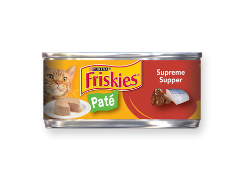 Friskies Pate Supreme Supper Canned Cat Food