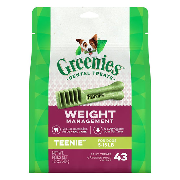 GREENIES™ Weight Management TEENIE™ Dog Dental Treats (43 Count)