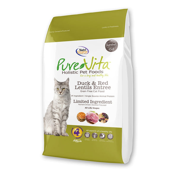Pure Vita Grain Free Duck & Lentils Cat Food