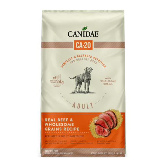 Canidae CA-20 Real Beef Recipe with Wholesome Grains (25 Lb)