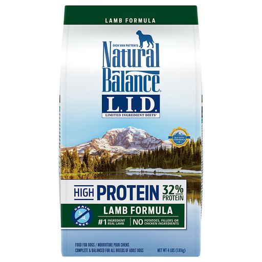 Natural Balance Grain Free Lamb Dry Dog Formula (4 lb)
