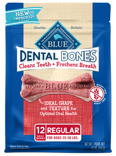 Blue Buffalo Dental Bones Regular Dog Treats