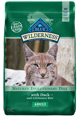 Blue Buffalo Wilderness Grain Free Natural Duck High Protein Recipe Dry Cat Food