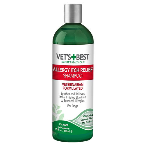 Vet's Best Allergy Itch Relief Dog Shampoo (16 oz)