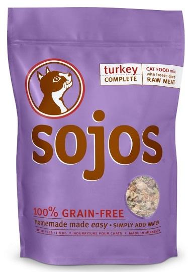 Sojos Turkey Complete Cat Food Mix