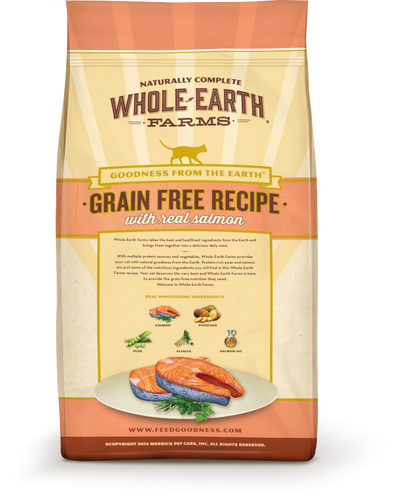 Whole Earth Farms Grain Free Real Salmon Recipe Dry Cat Food