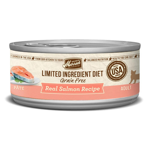 Merrick Limited Ingredient Diet Grain Free Real Salmon Pate Canned Cat Food