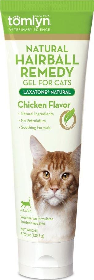 Tomlyn Laxatone Natural Hairball Remedy Gel for Cats
