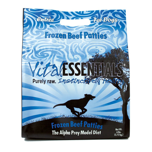 Vital Essentials Beef Patties Freeze Dried Dog Food (6-lb)