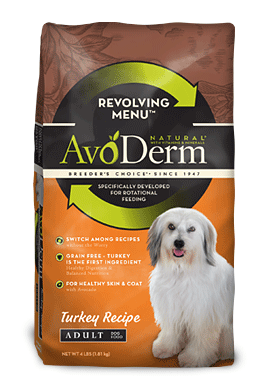 Avoderm Revolving Menu Grain Free Turkey Recipe Adult Dry Dog Food