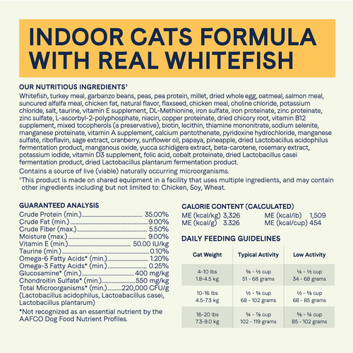 Canidae® Goodness for Indoor Cats Formula with Real Whitefish Dry Cat Food (5-lb)
