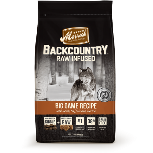 Merrick Backcountry Adult Grain Free Big Game Recipe Dry Dog Food