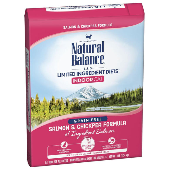 Natural Balance Limited Ingredient Diets Salmon & Chickpea Indoor Dry Cat Food