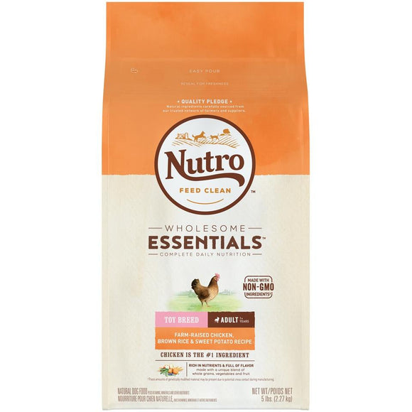 Nutro Wholesome Essentials Toy Breed Chicken, Brown Rice & Sweet Potato Adult Dry Dog Food