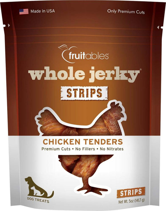 Fruitables Whole Jerky Natural Roasted Chicken Dog Treats