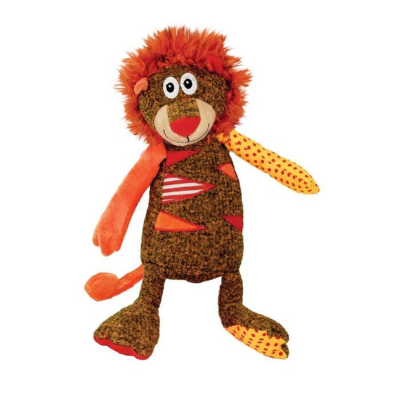 KONG Patches Lion Plush Dog Toy