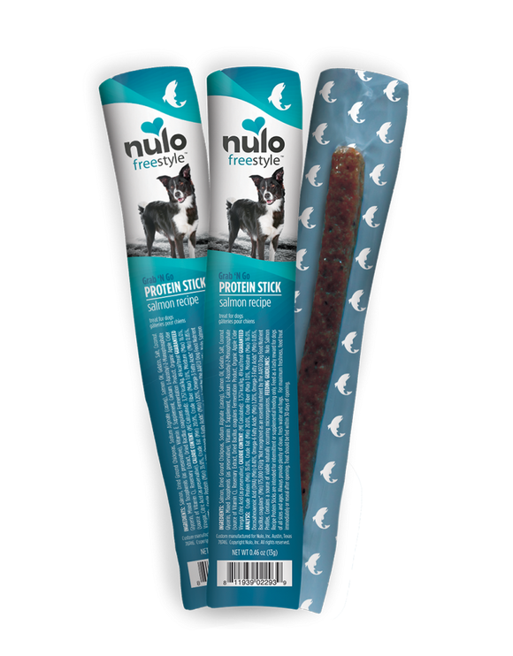 Nulo FreeStyle Grain Free Grab n Go Salmon Flavor Protein Sticks
