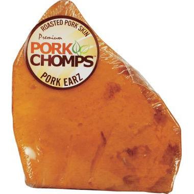 Premium Pork Chomps Pork Earz Roasted Pork Skin Dog Treat