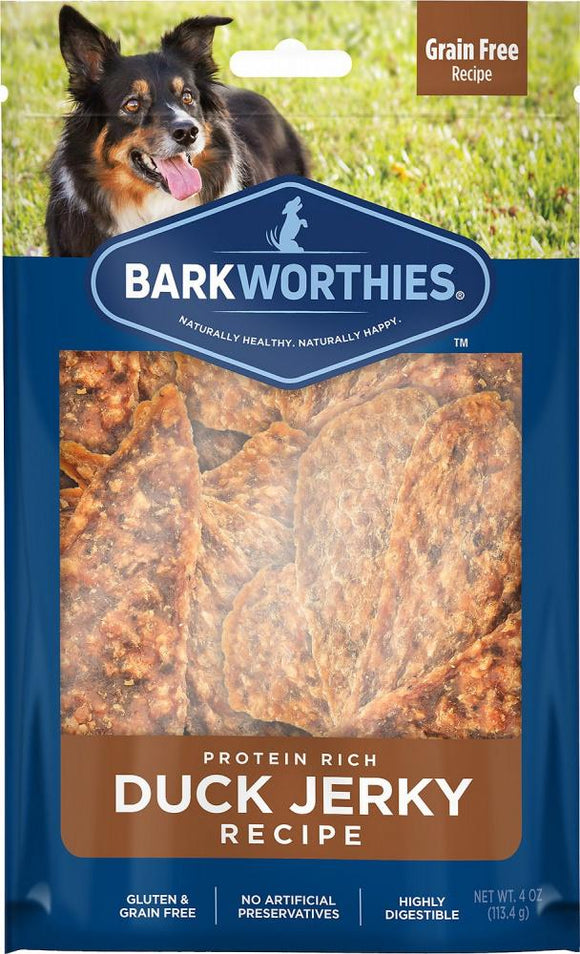 Barkworthies Duck Jerky Dog Treats