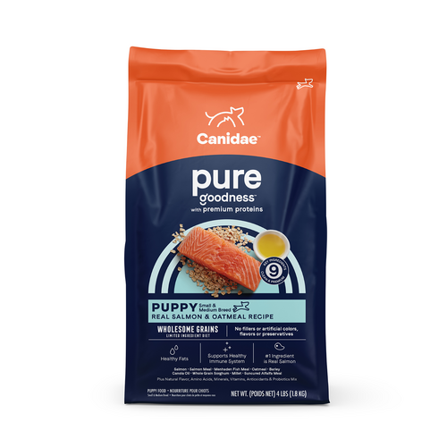 Canidae PURE with Wholesome Grains, Limited Ingredient Dry Puppy Food, Salmon and Oatmeal