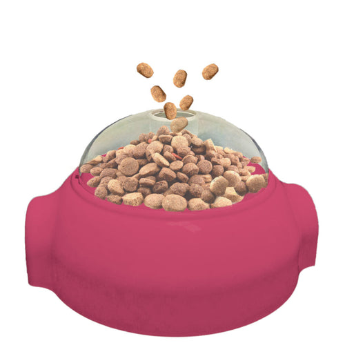 Ethical Products Push-N-Pop Treat Dispenser for Cats (pink)