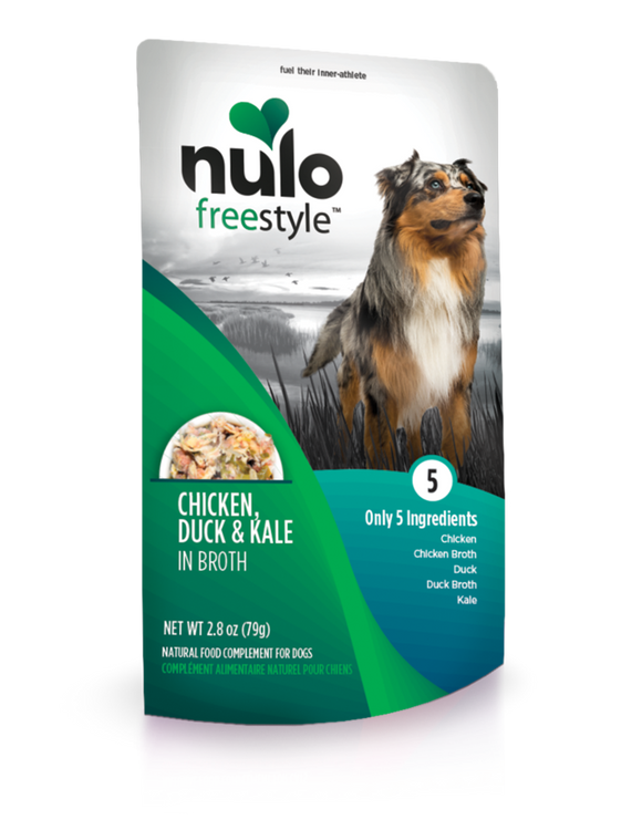 Nulo FreeStyle Chicken, Duck & Kale in Broth Recipe for Dogs (2.8-oz)