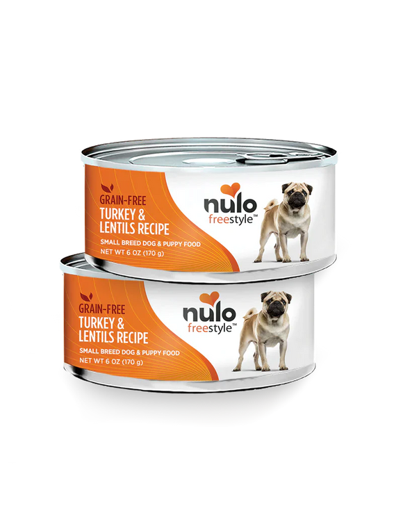 Nulo Freestyle Small Breed Turkey & Lentils Recipe For Dog (Case of 24)