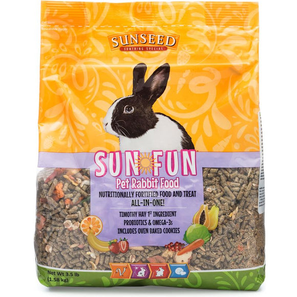 Sunseed Sun-Fun Pet Rabbit Food (3.5 lb)