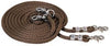 Weaver Poly Rope Draw Reins (Brown)